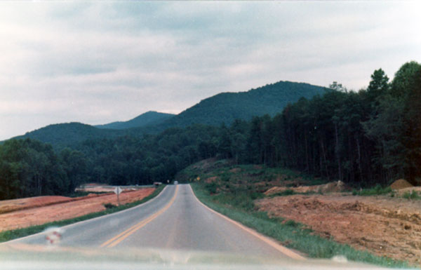 Blue Ridge Mountain scenery